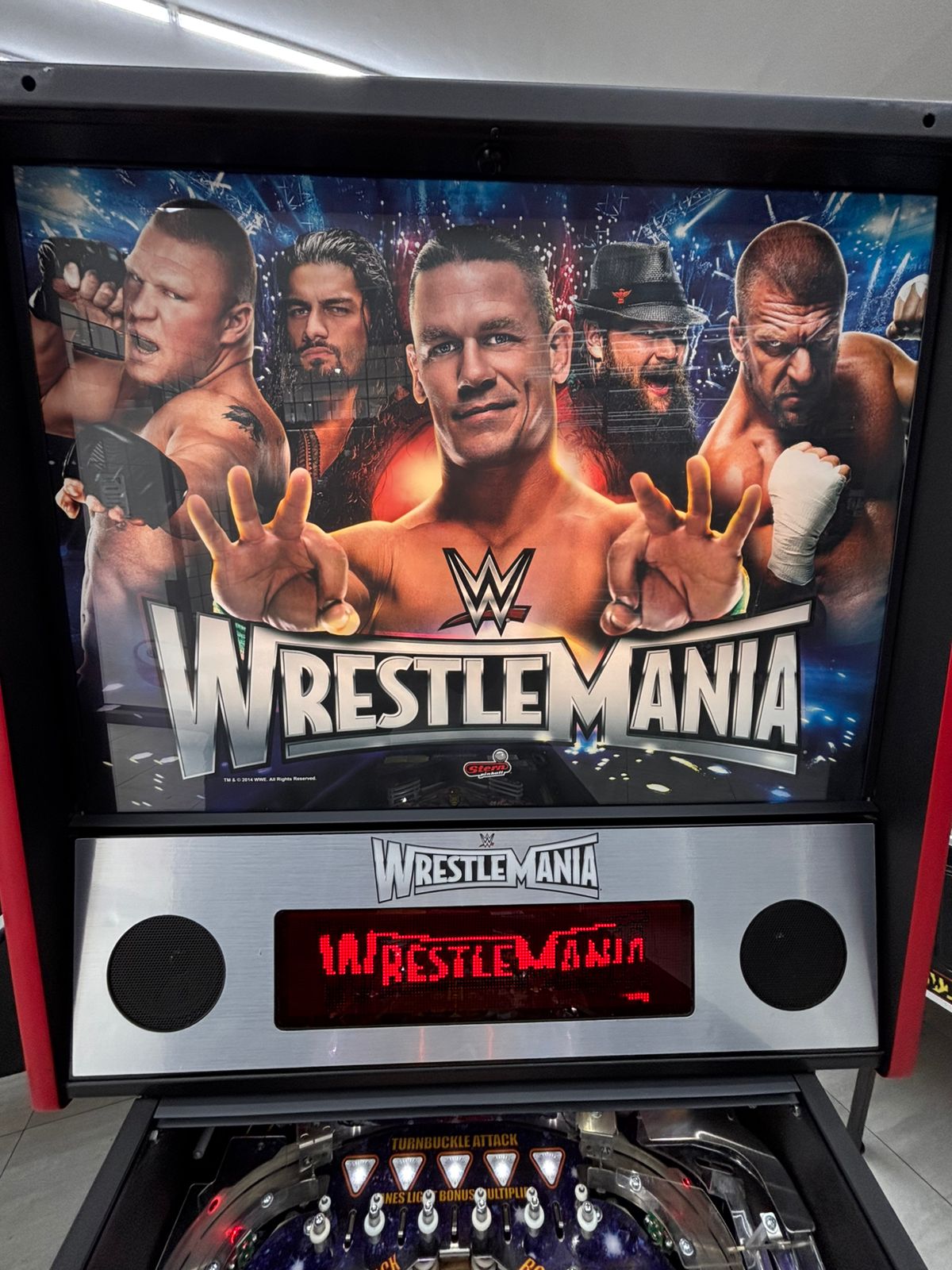 WrestleManis Pro Stern Pinball Machine (2015)