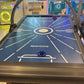 Air Hockey Blue Top Coin Operates or Home Free Play