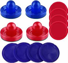 Air Hockey Pucks & Paddle Set